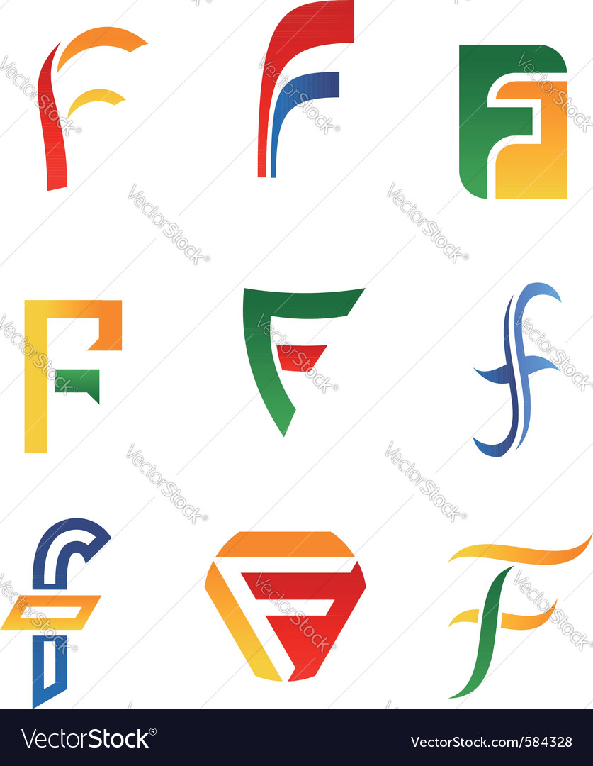 f-alphabet-symbols-and-icons-royalty-free-vector-image