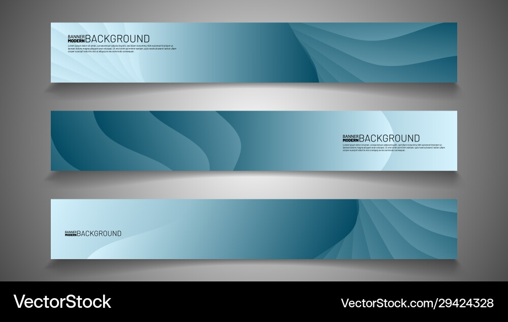 Rectangular Banner Wave Texture Background Design Vector Image