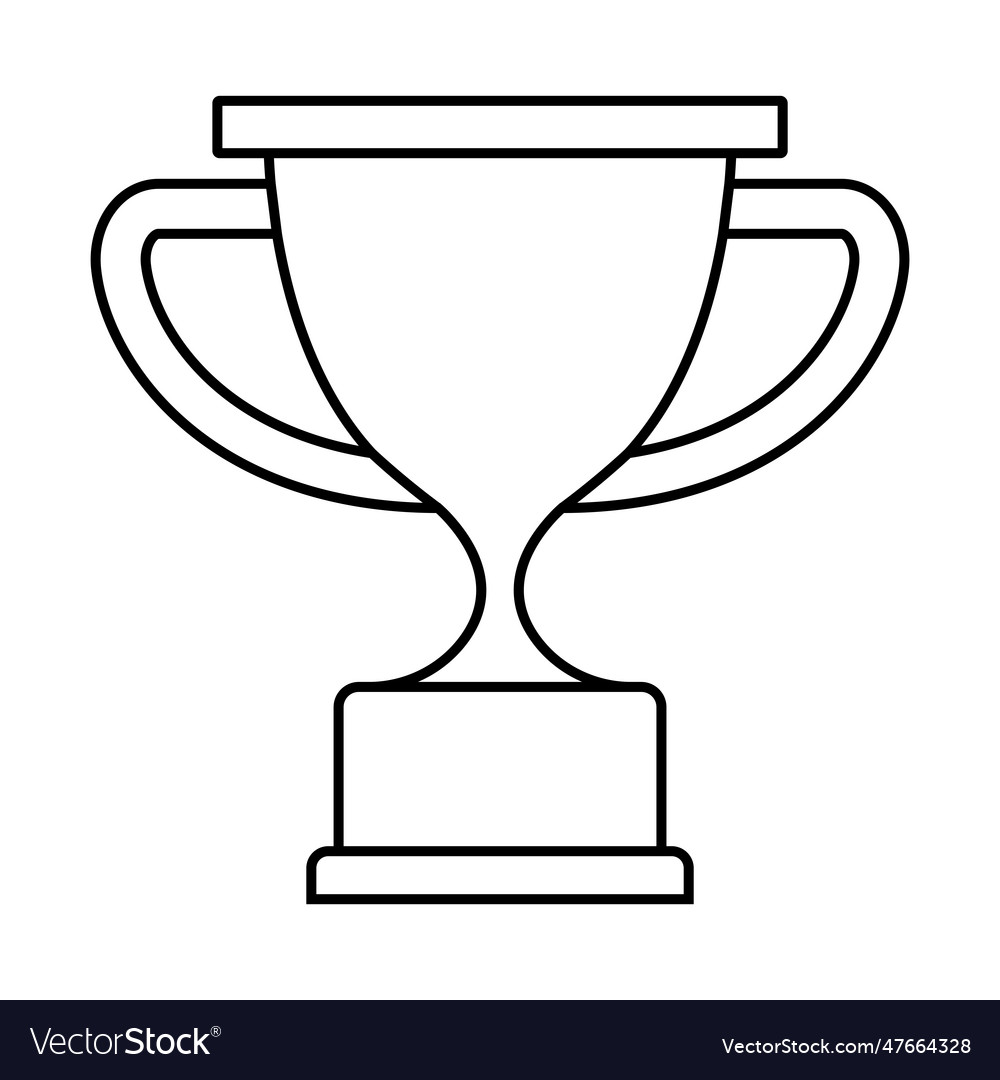 Trophy icon award Royalty Free Vector Image - VectorStock