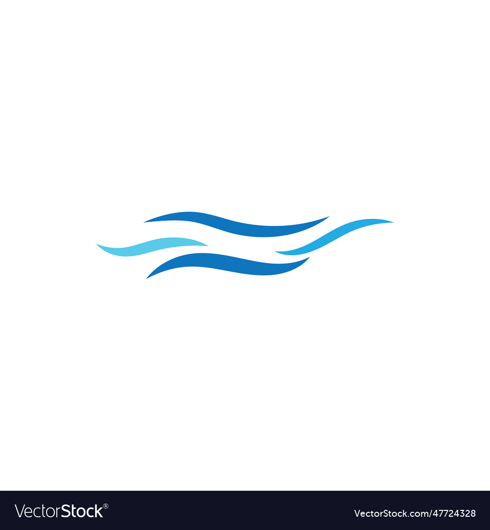 Water wave icon Royalty Free Vector Image - VectorStock