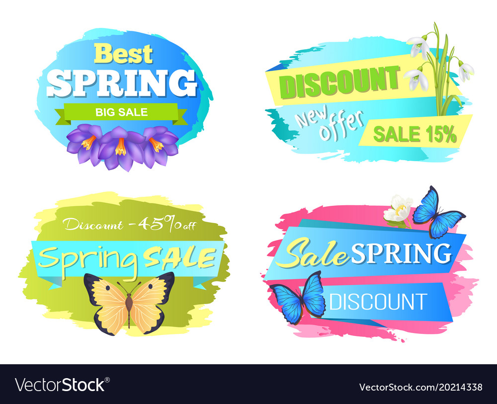Spring best practices. Весенний лейбл. весенние скидки. цветы скидки вектор. spring sale.