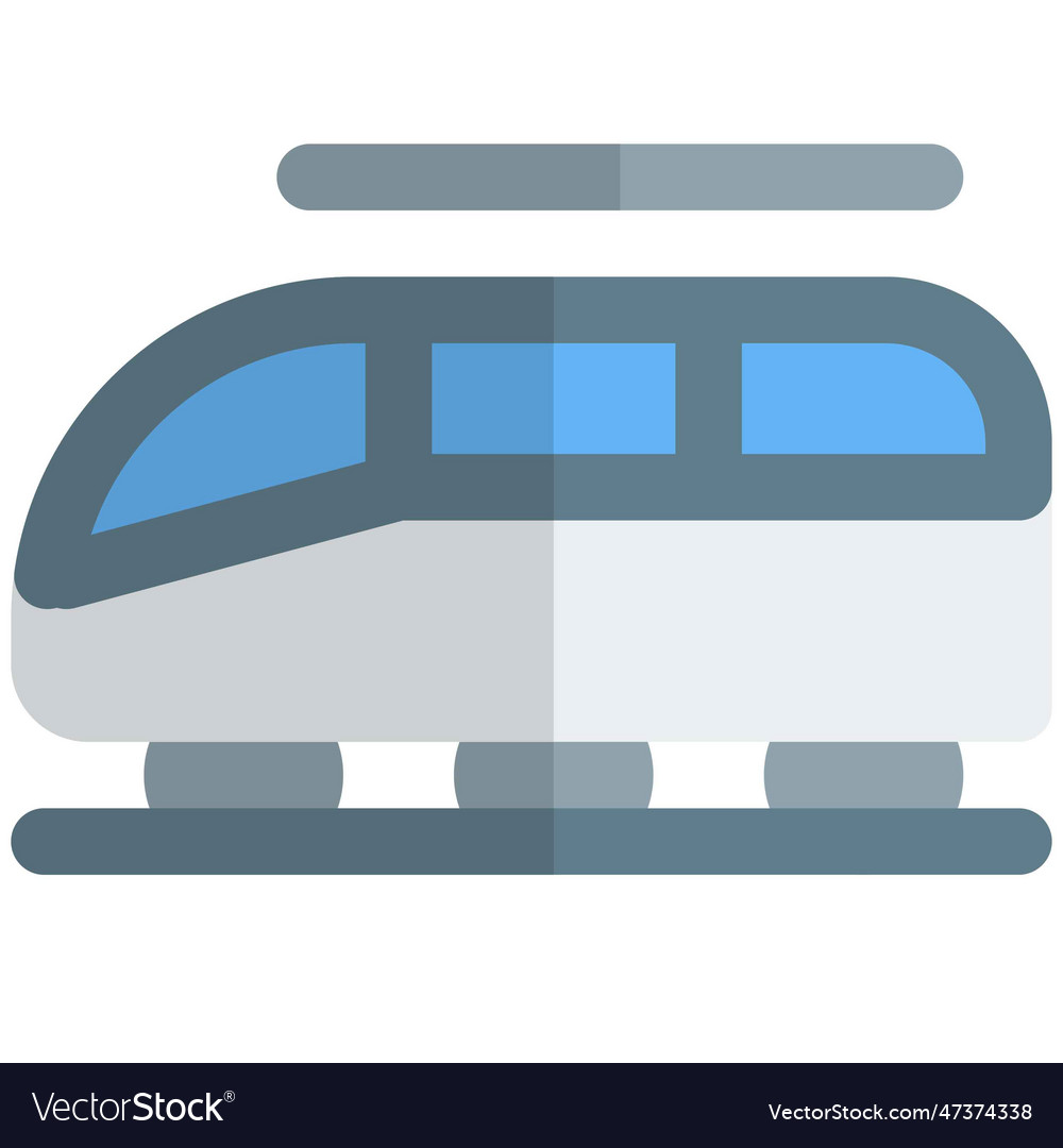 People mover rapid transit system to move Vector Image