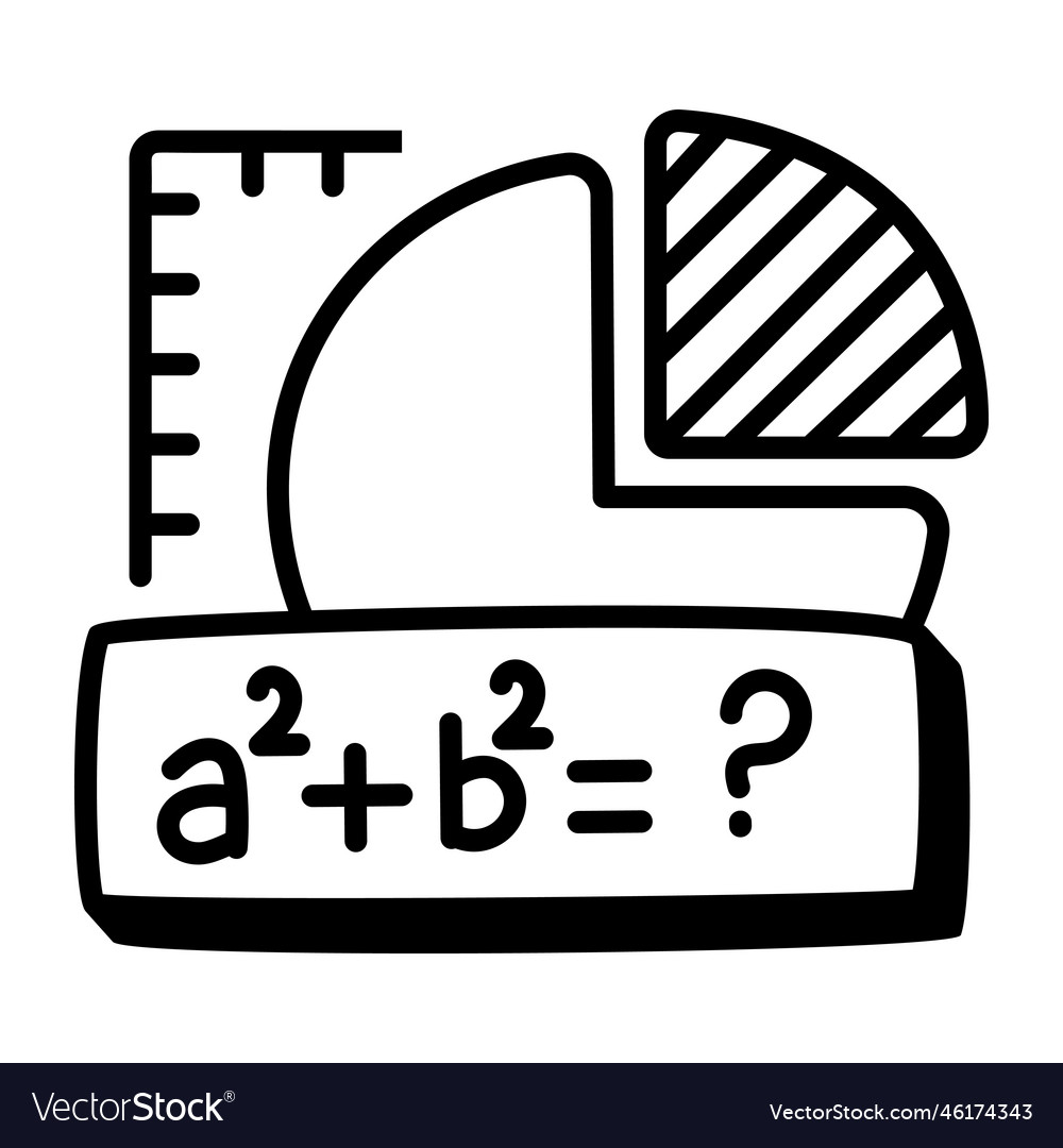 Math diagram Royalty Free Vector Image - VectorStock