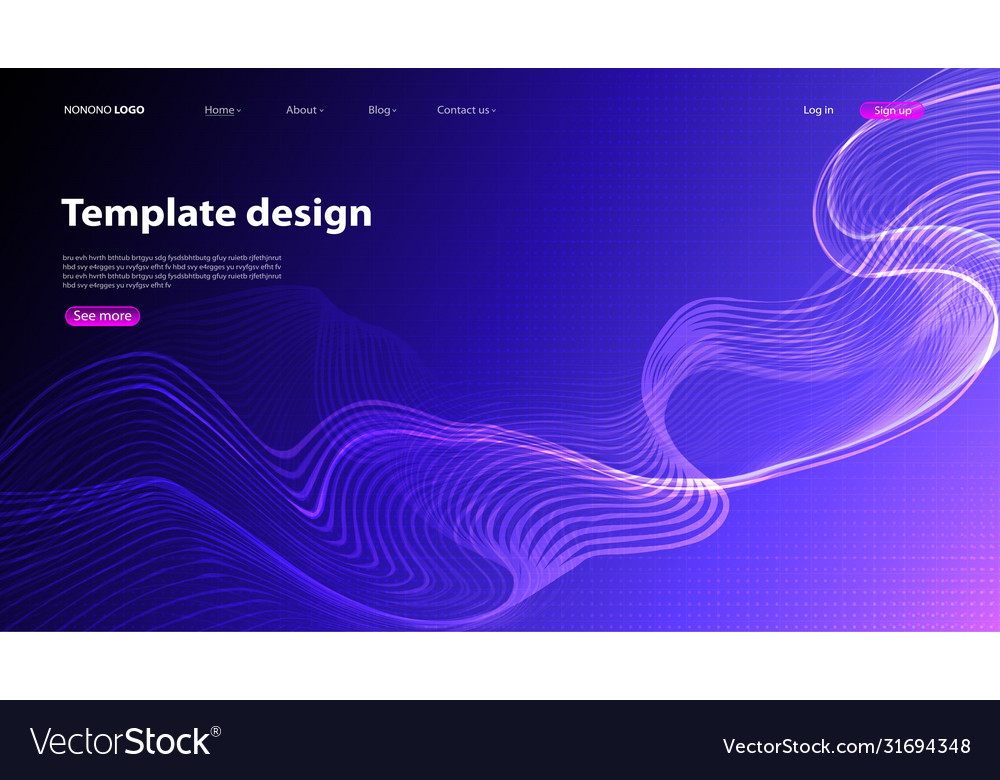 Abstract background modern design landing page Vector Image