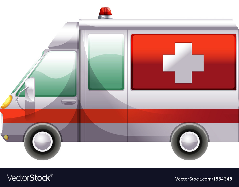 An Ambulance Royalty Free Vector Image - Vectorstock