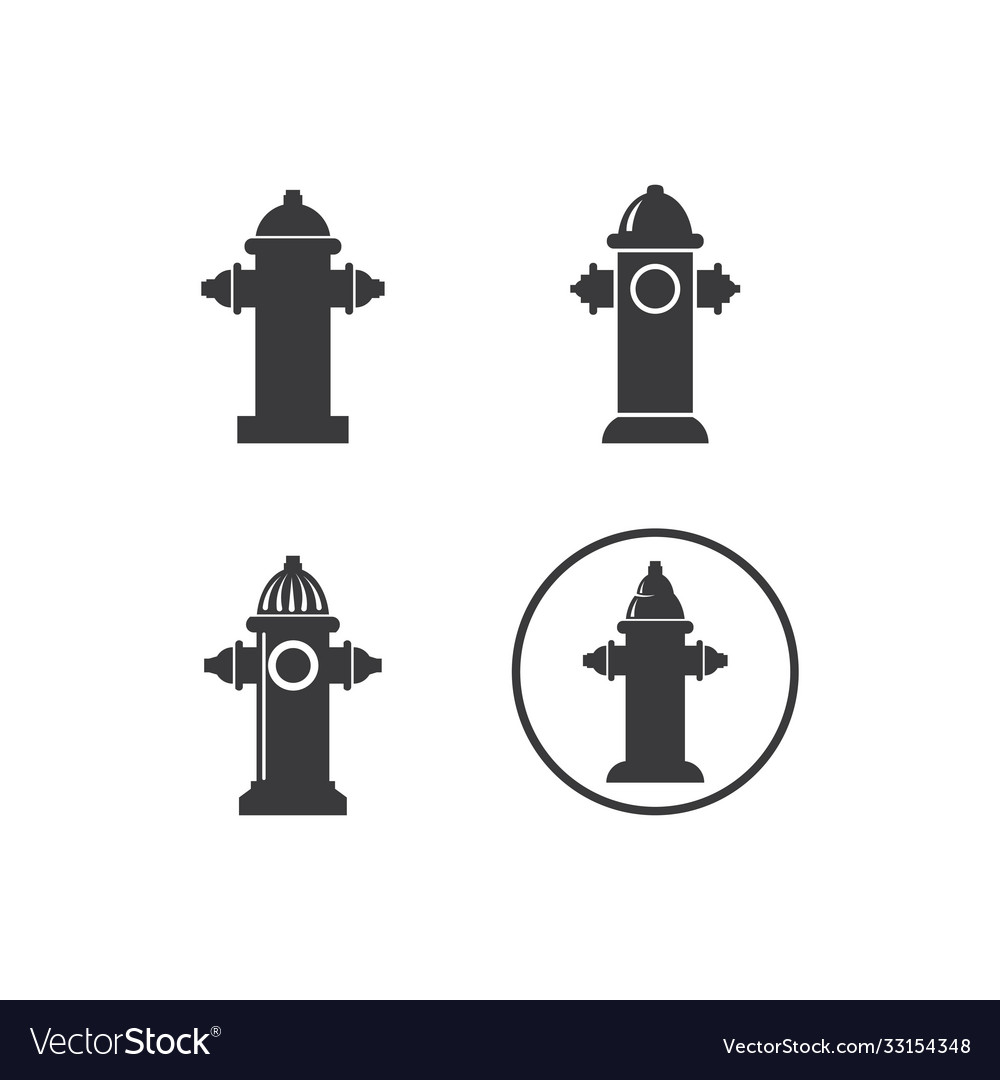 Fire hydrant symbol and icon