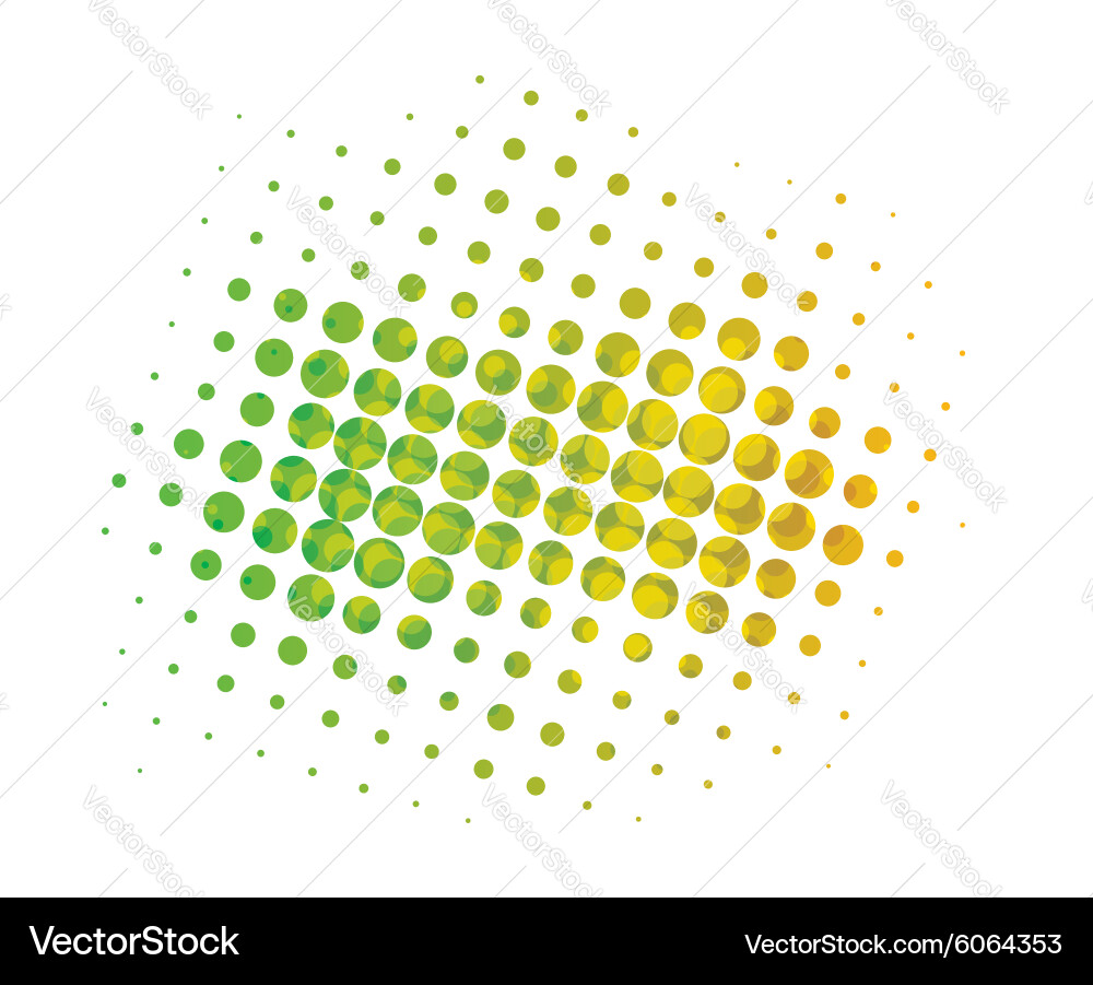 Abstract wave halftone background Royalty Free Vector Image