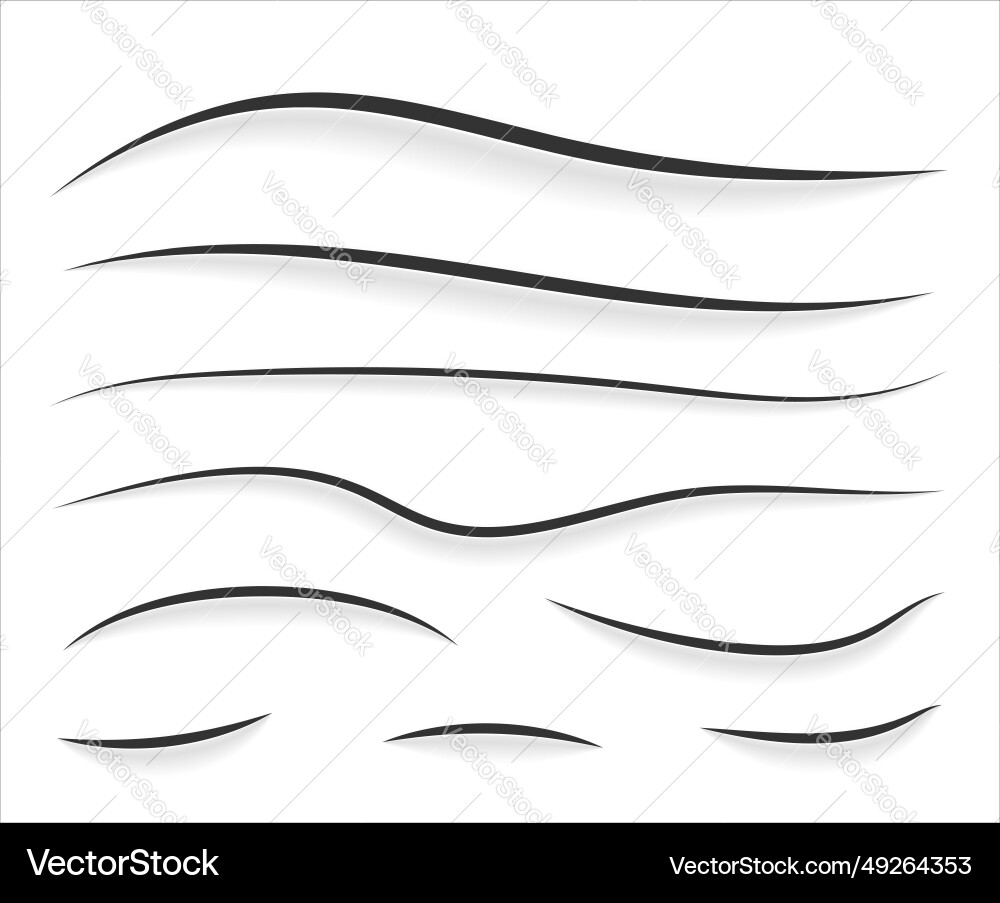 Paper cuts pattern set isolated on background Vector Image