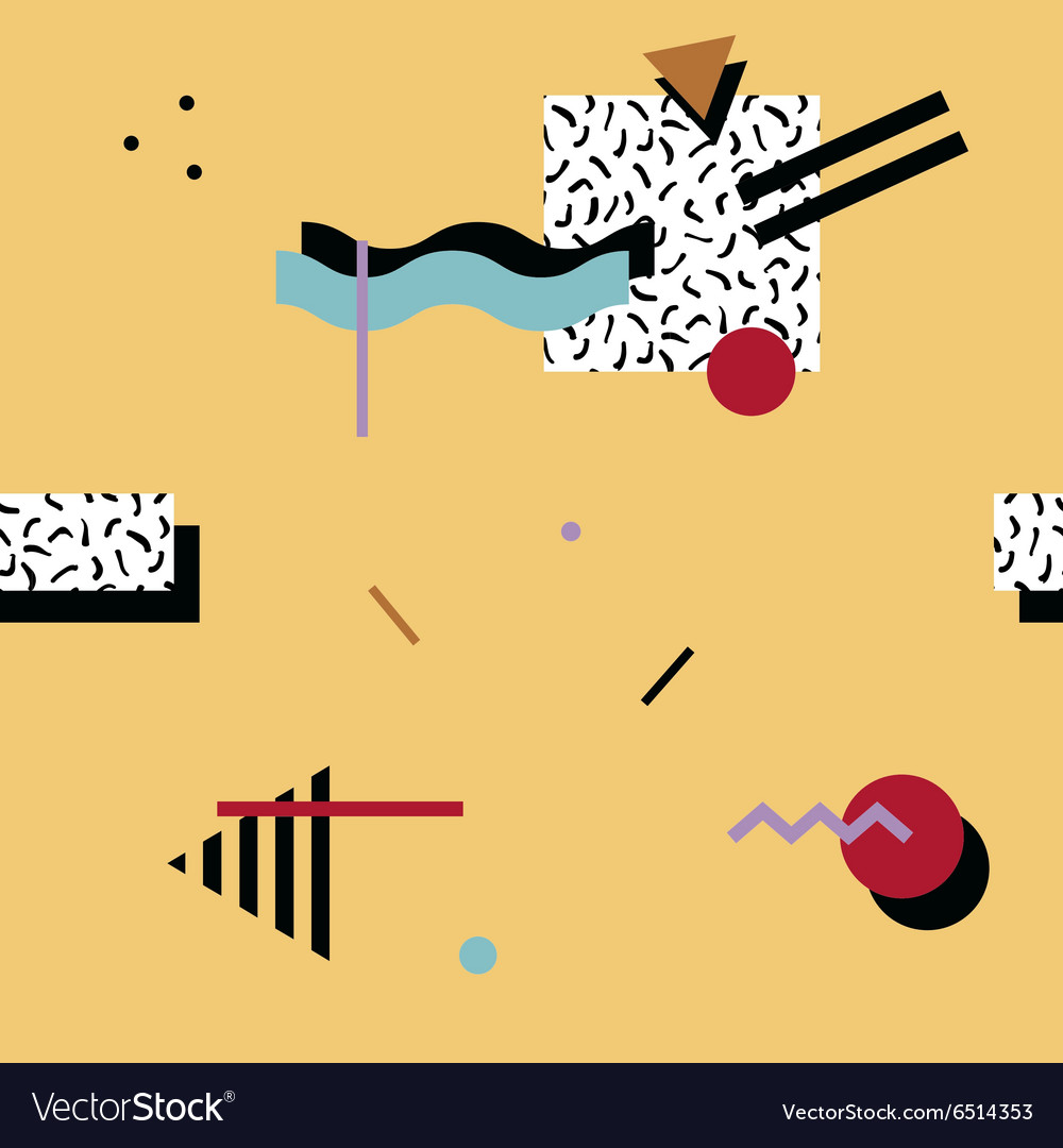 Seamless background 80s10 Royalty Free Vector Image