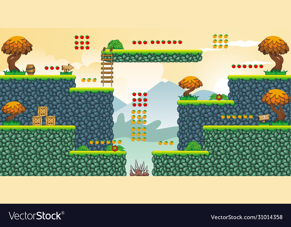 platform game tiles