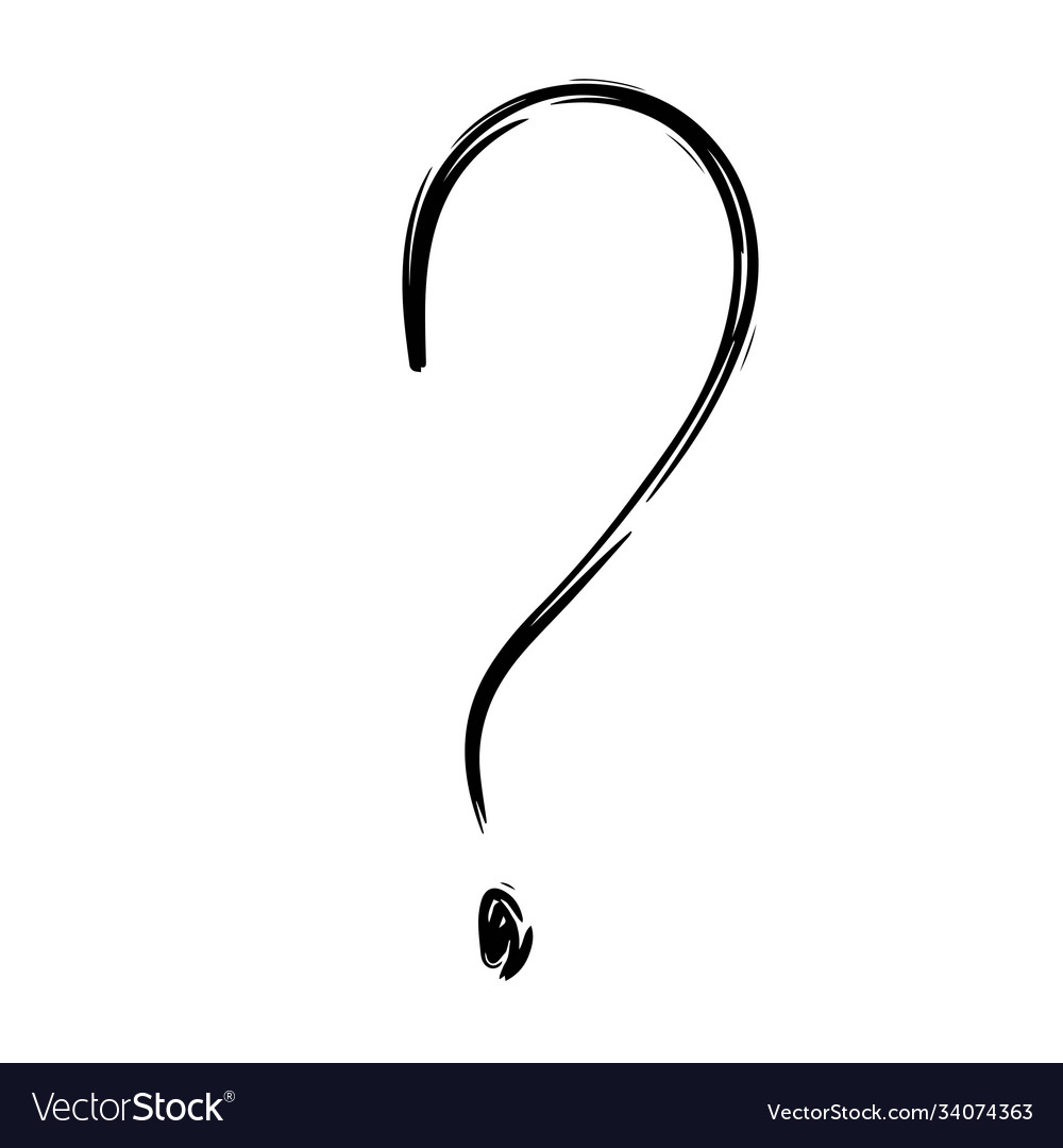 Question mark sign white icon with soft Royalty Free Vector