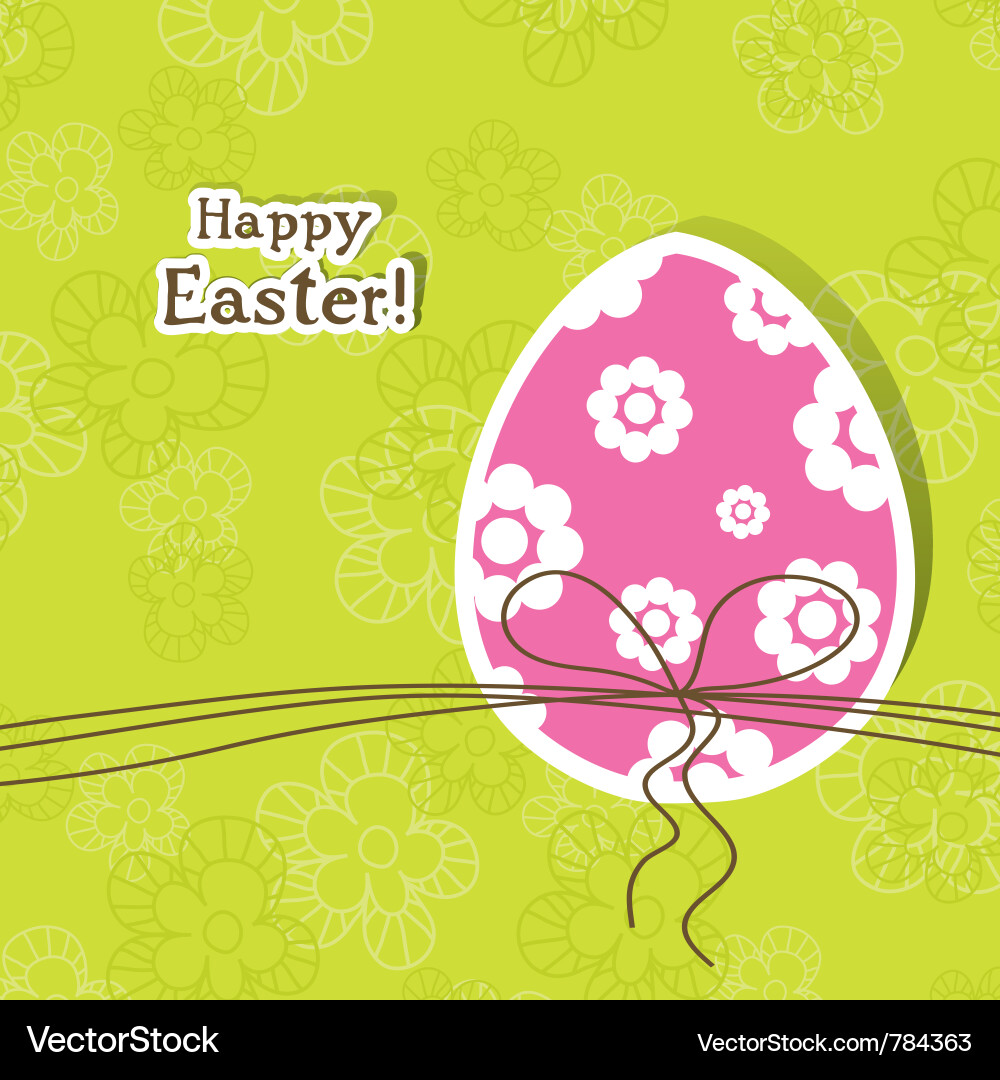 Template easter greeting card Royalty Free Vector Image