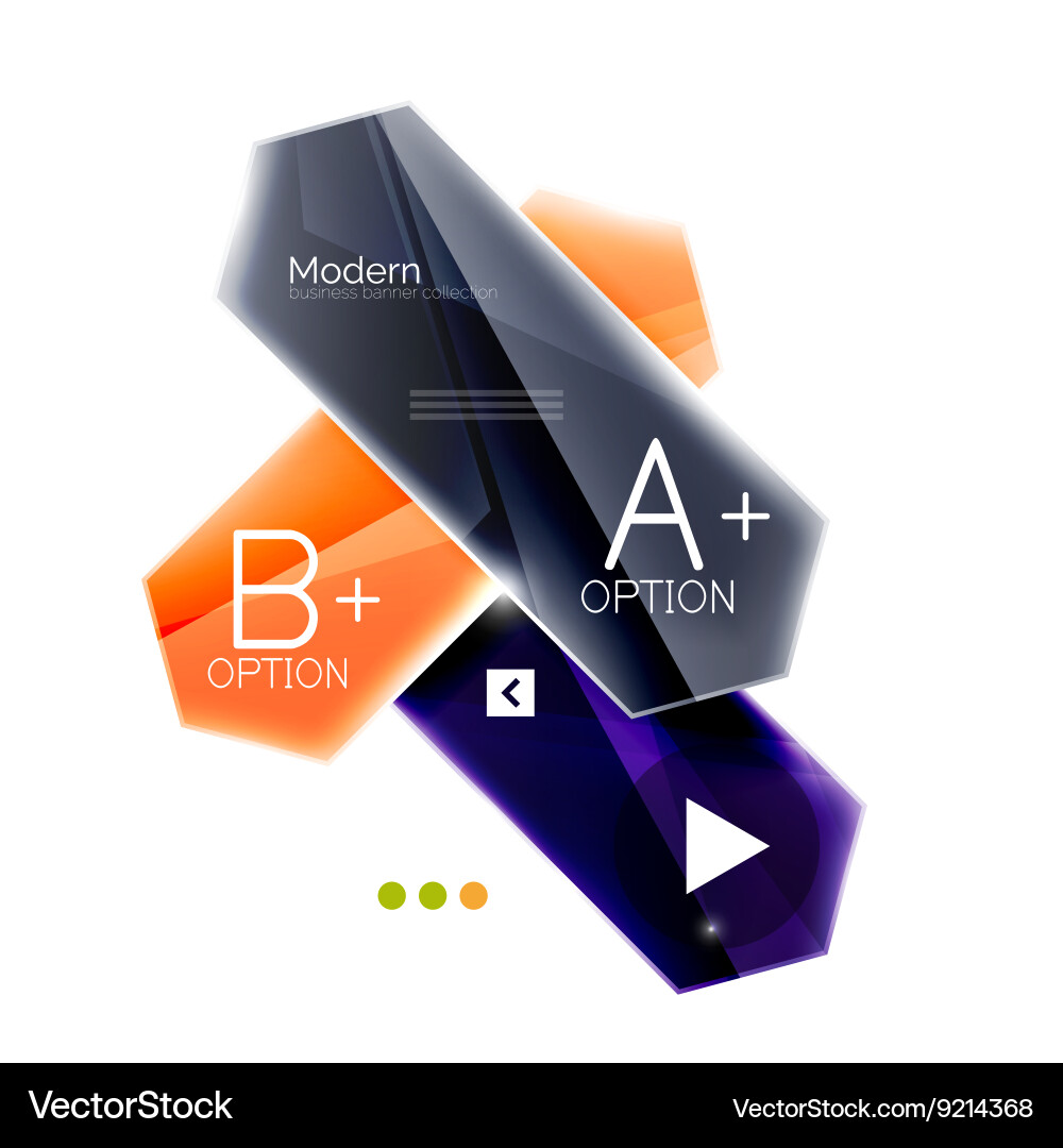Arrow infographics element Royalty Free Vector Image