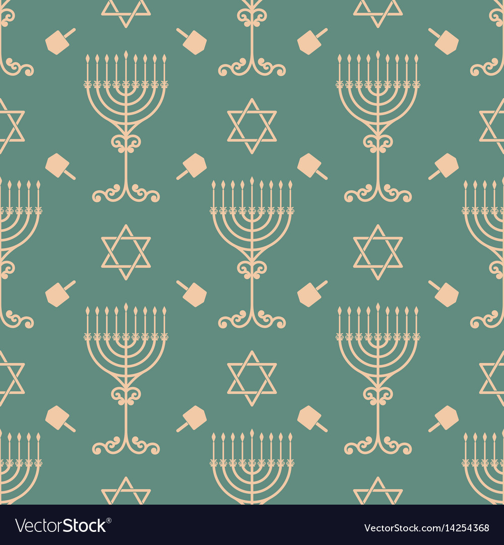 Hanukkah seamless pattern Royalty Free Vector Image Hanukkah seamless pattern jewish holiday vector illustration stock vector