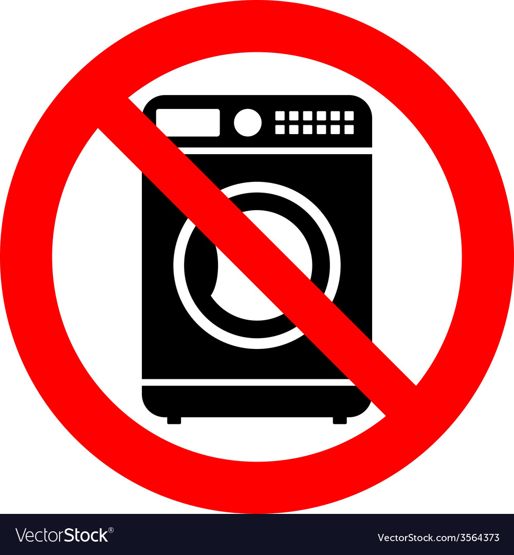 No washing machine icon