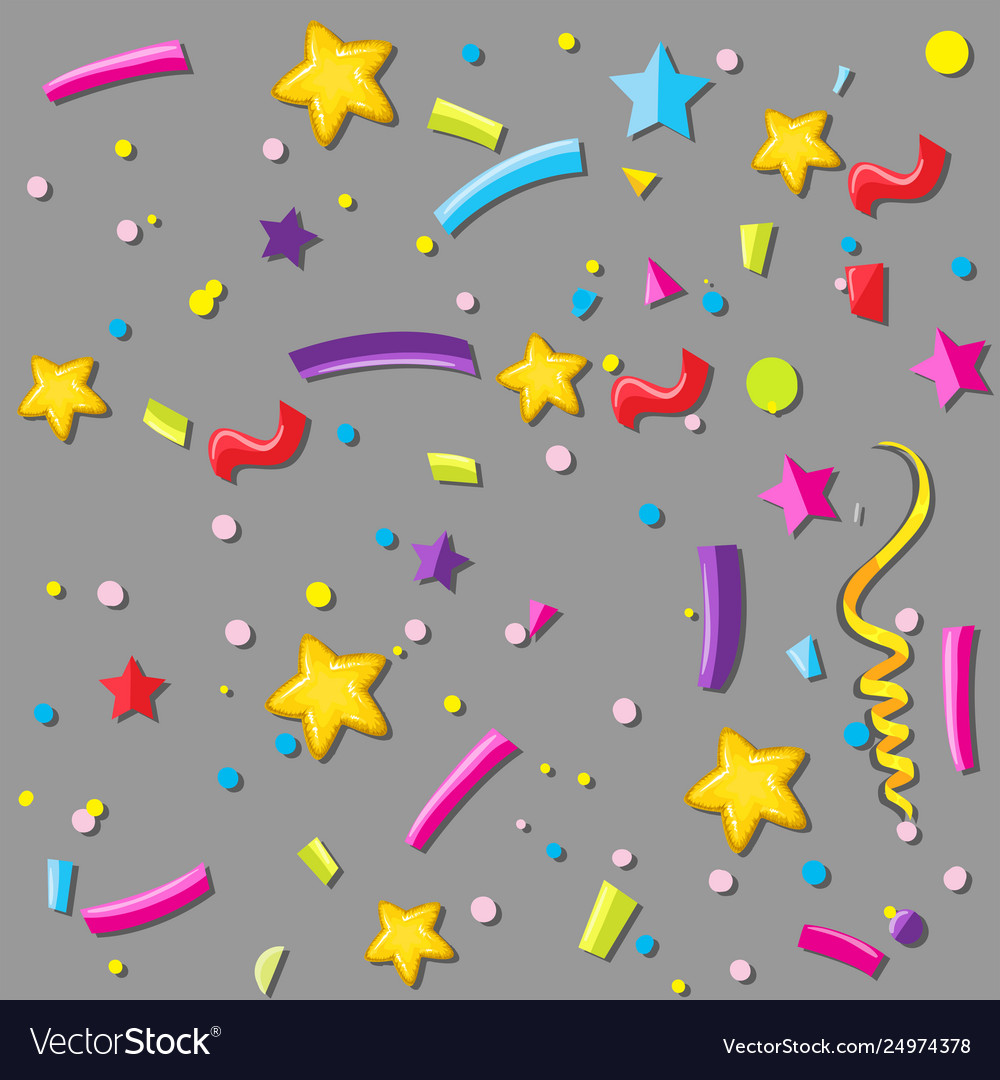 A grey party background