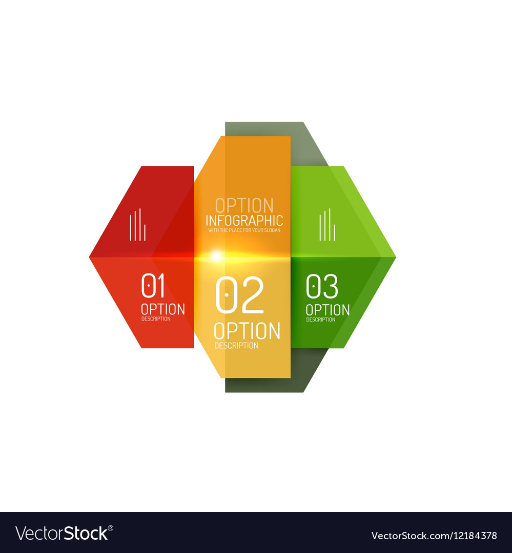 Infographic diagram templates Royalty Free Vector Image