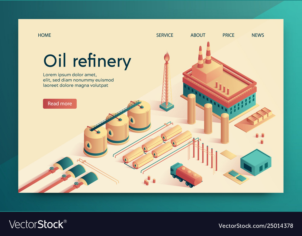 Is written oil refinery slide