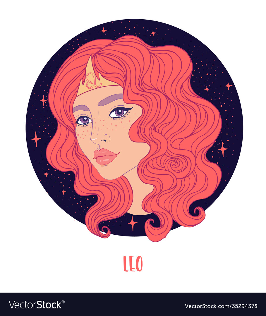 Leo Astrological Sign Royalty Free Vector Image