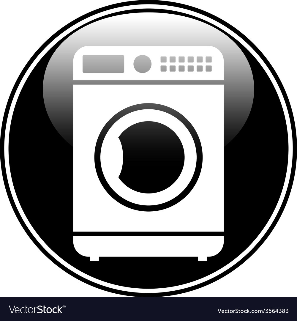 Washing machine button