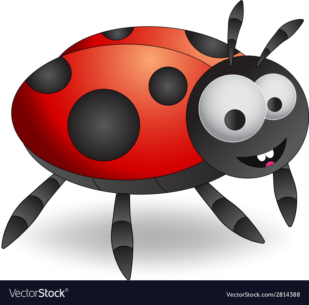 Lady Bug Cartoon PNG Clip Art Image​