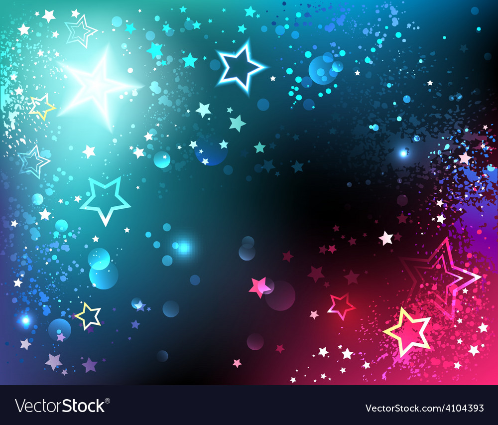 Bright background with stars Royalty Free Vector Image