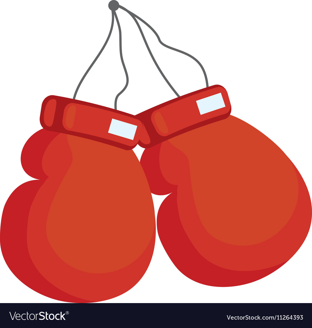 Glove boxing equipment isolated icon