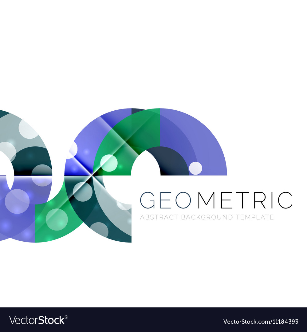 Shiny geometric abstract background