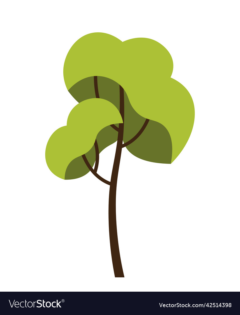 Green tree icon Royalty Free Vector Image - VectorStock