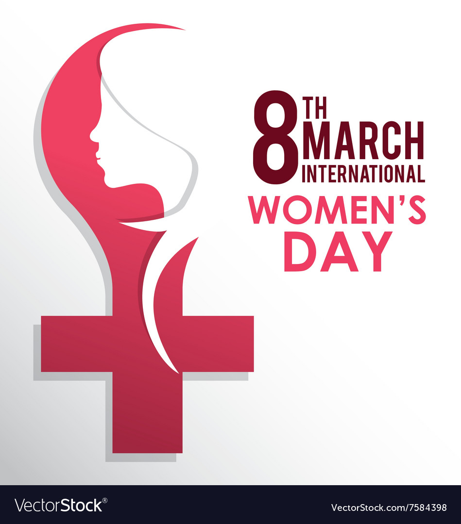 Happy womens day design Royalty Free Vector Image