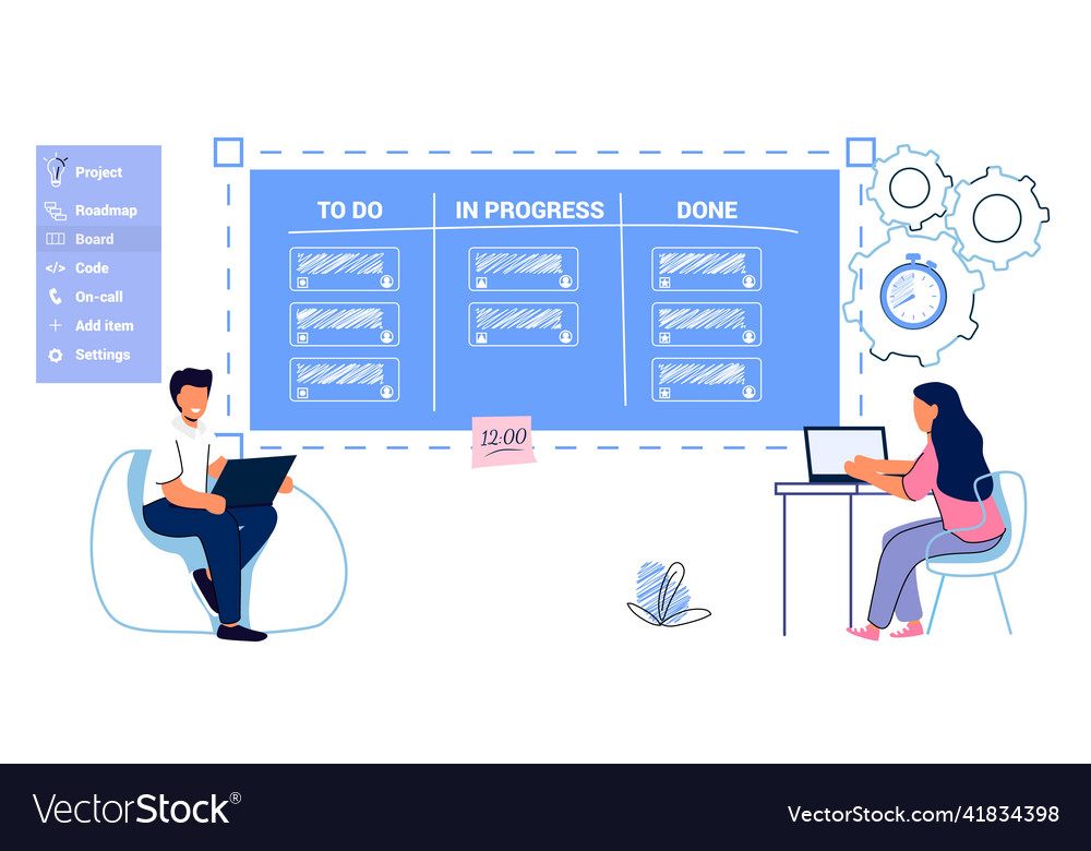 Kanban software development outline concept agile