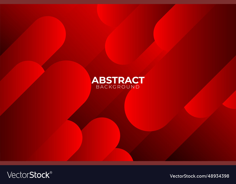 Red gradient geometric shape background Royalty Free Vector