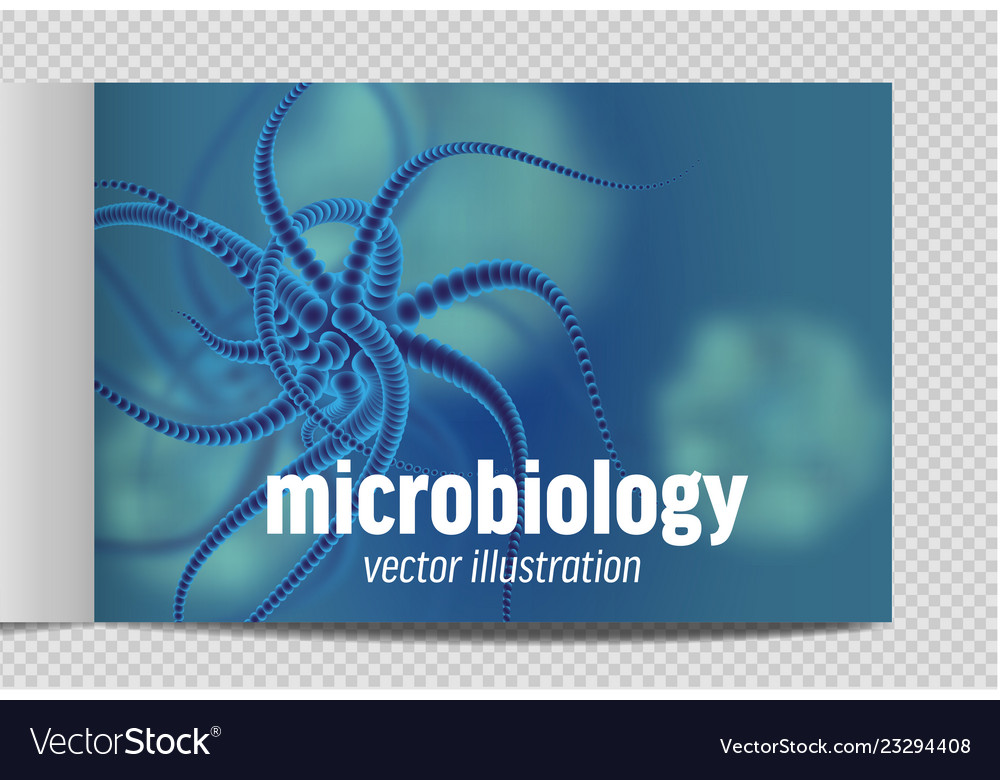 Catalog a4 microbiology and viruses 3d Royalty Free Vector