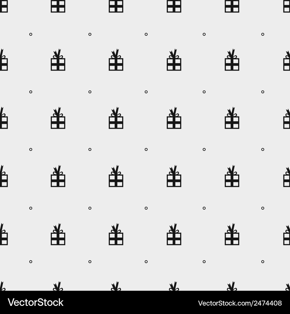 Presents pattern Royalty Free Vector Image - VectorStock