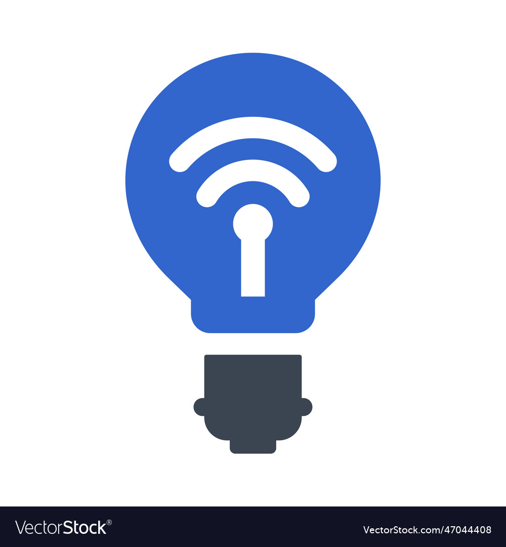 Smart bulb icon