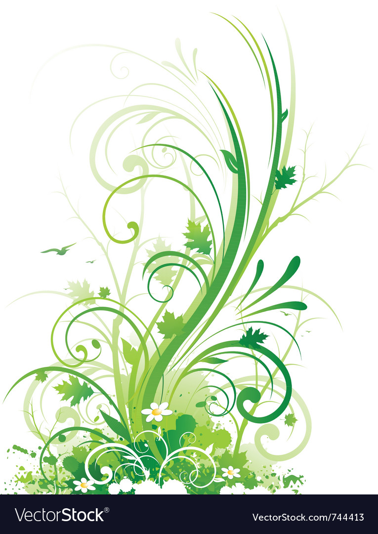 Abstract spring design decoration Royalty Free Vector Image