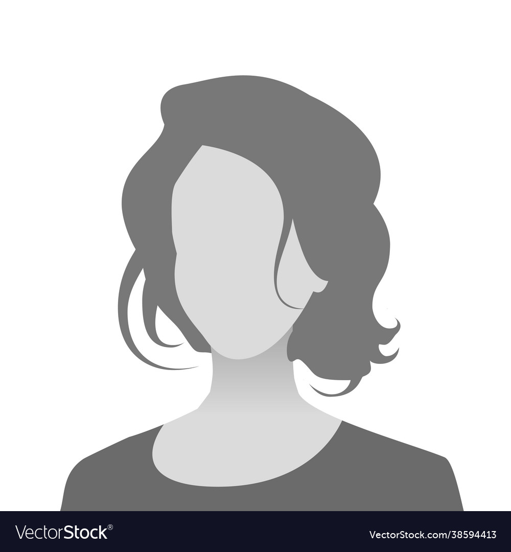 Default avatar photo placeholder icon grey Vector Image