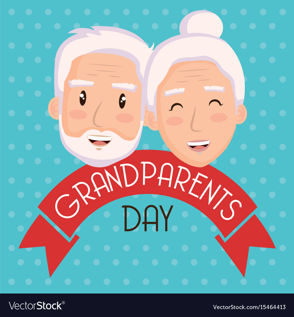 Grandparents day design Royalty Free Vector Image