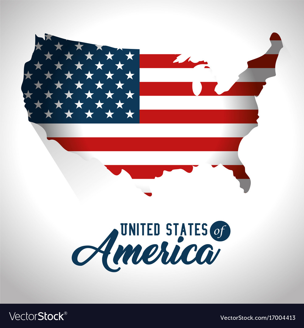 United states of america design Royalty Free Vector Image