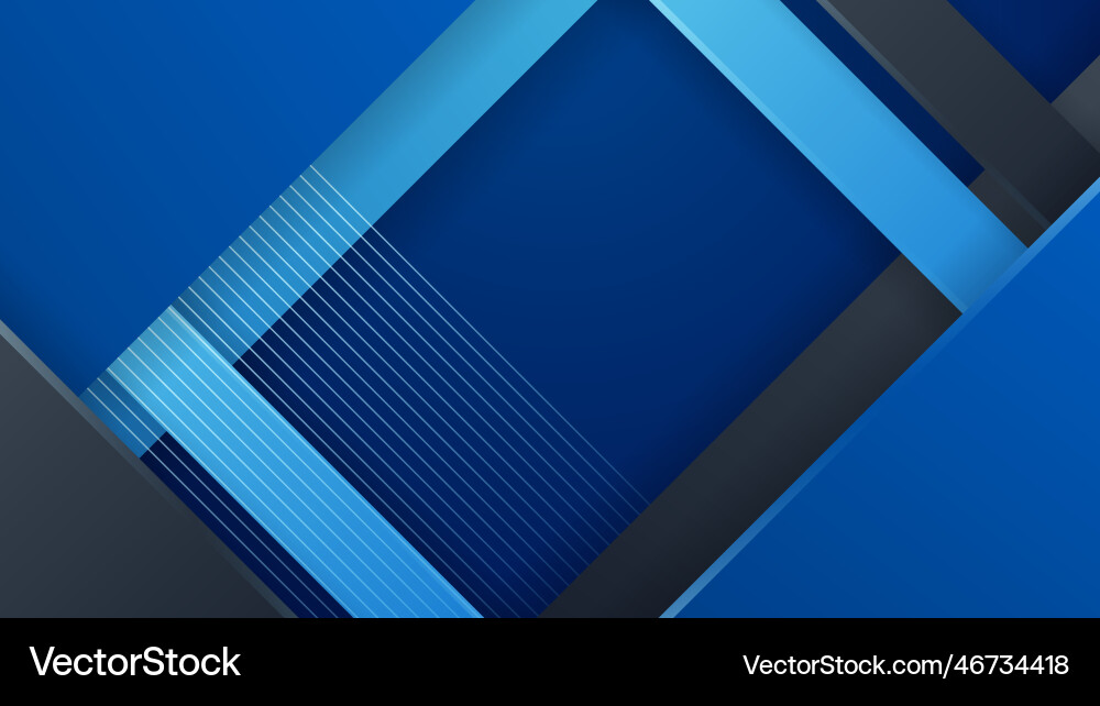 Abstract polygonal pattern luxury dark blue Vector Image