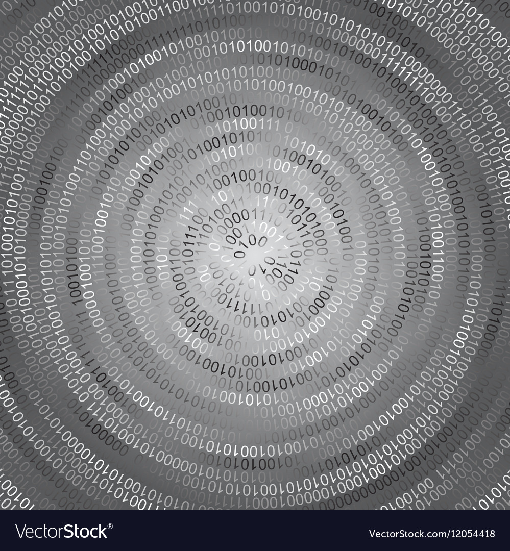 Digital background with numbers 1 and 0 Royalty Free Vector