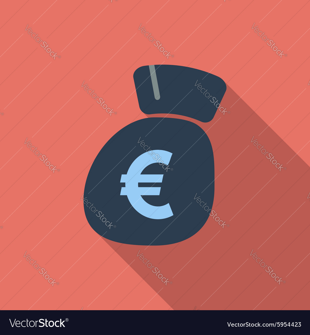 Euro flat icon