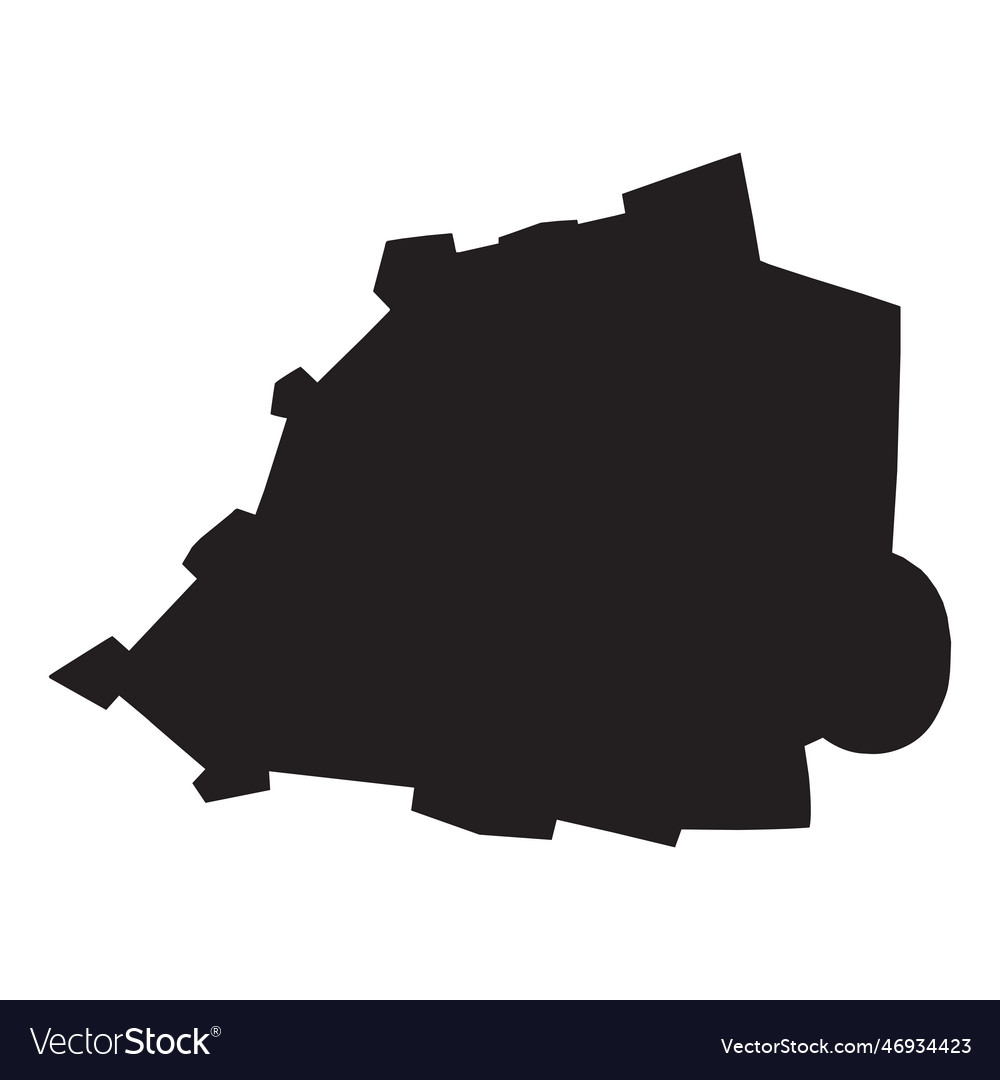 High detailed map vatican city new map 2023 Vector Image