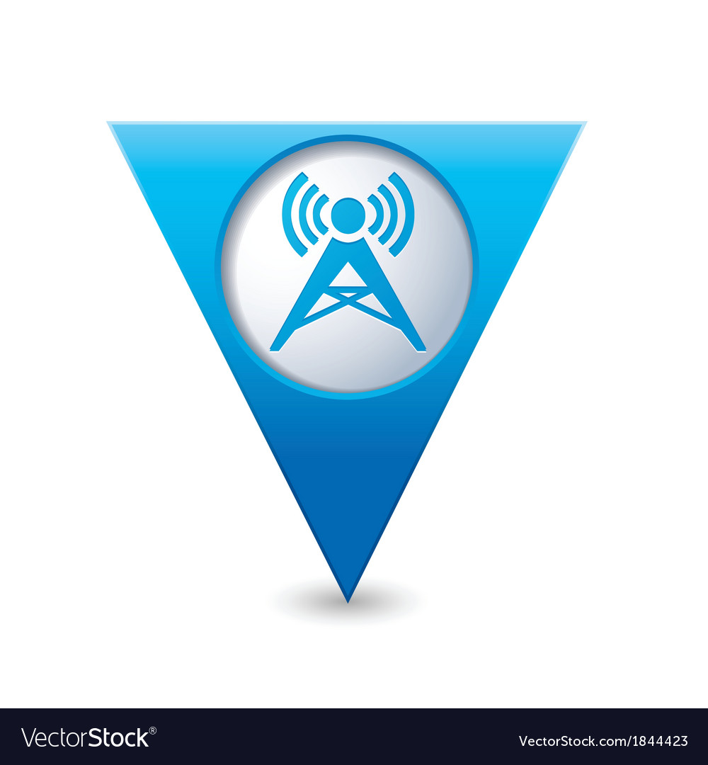 Wireless Map Pointer Icon