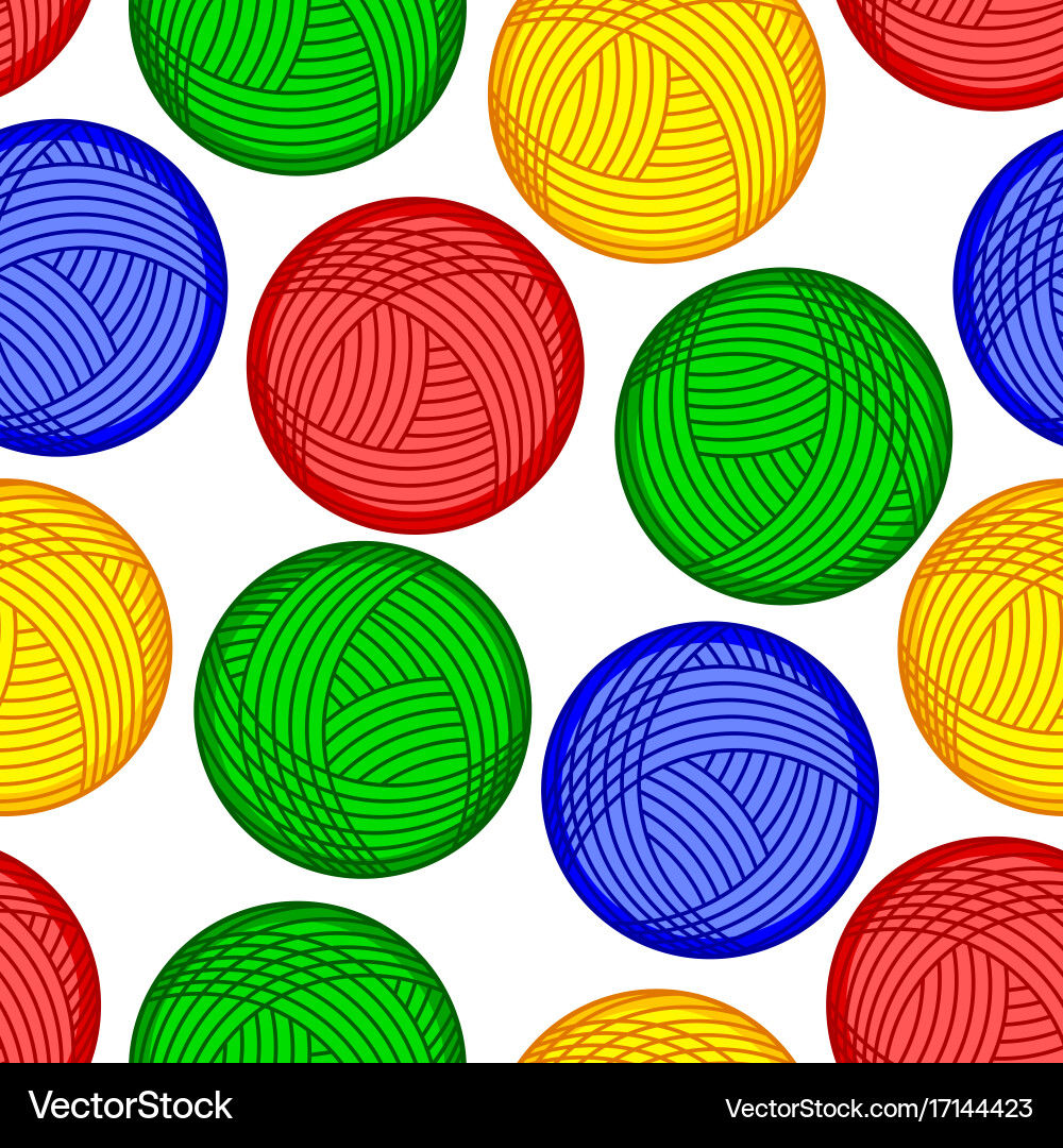 Wool skein pattern Royalty Free Vector Image - VectorStock