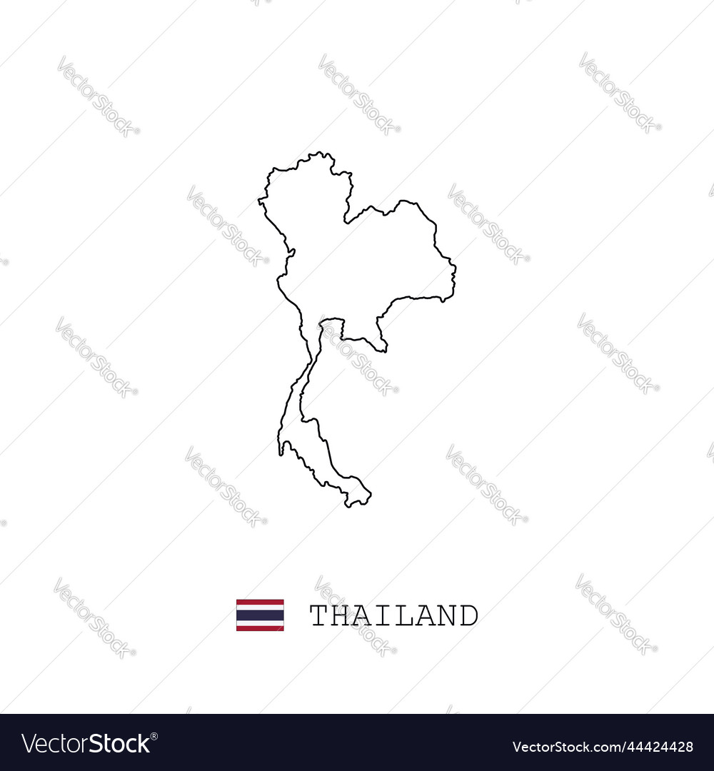 Thailand Linie linear