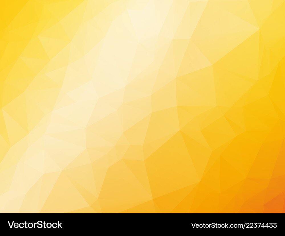 Abstract triangular yellow orange summer Vector Image