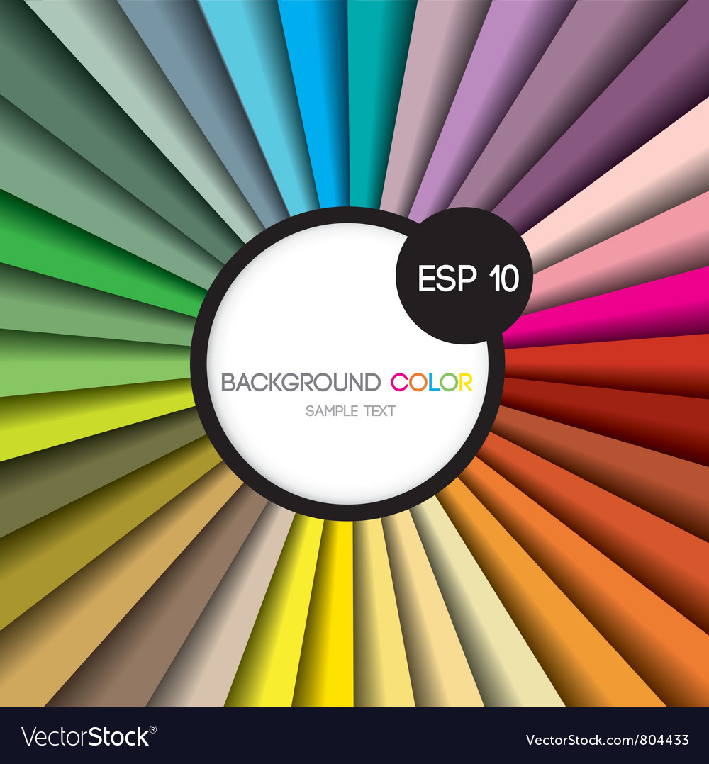 Colored Royalty Free Vector Image - VectorStock