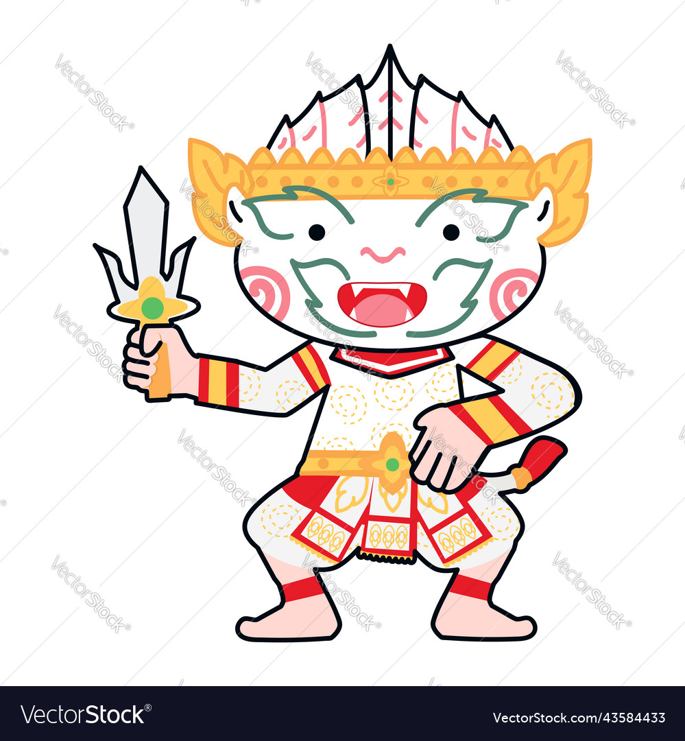Hanuman Thai Ramayana Vector Images (33) Hanuman Thai Ramayana Vector Images (33)