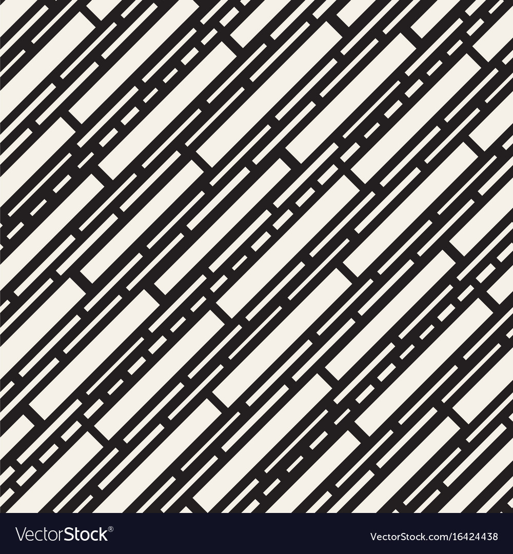 Black and white irregular dashed lines pattern